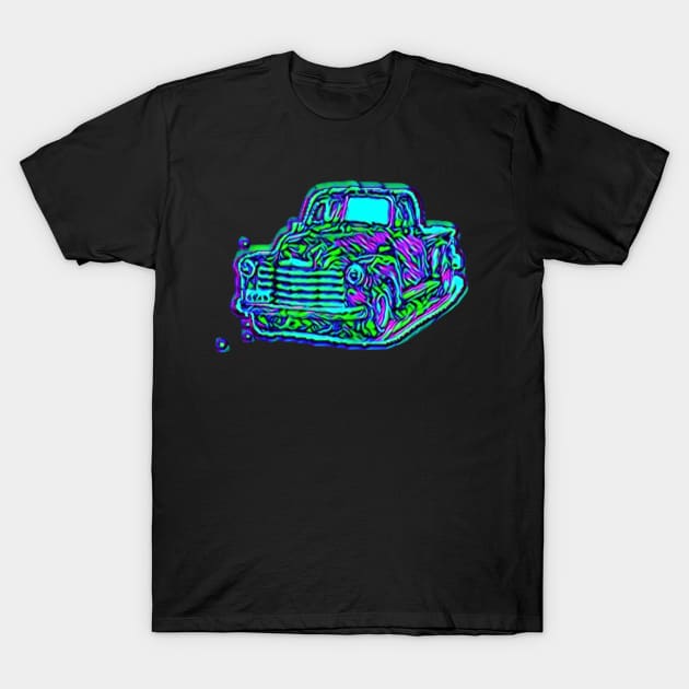 Old Truck art design T-Shirt by BostonBulldog